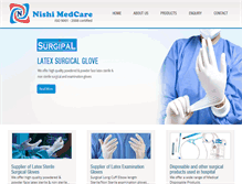 Tablet Screenshot of nishimedcare.com